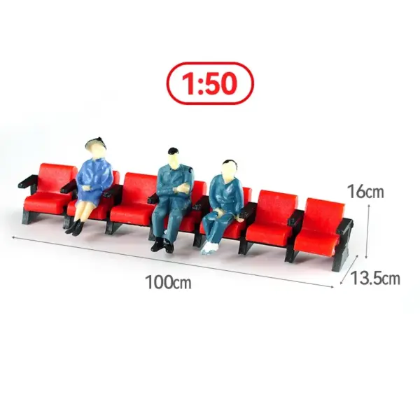 Miniature Cinema Chairs Set of 5 - Image 11