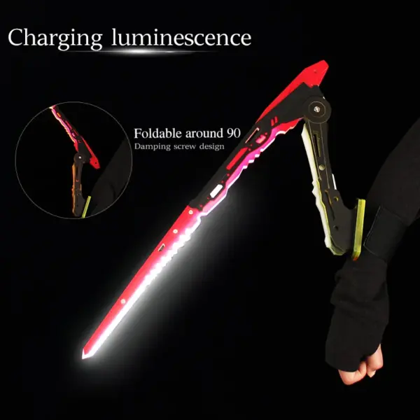 Cyberpunk Luminous Folding Mantis Knife 54cm - Image 9