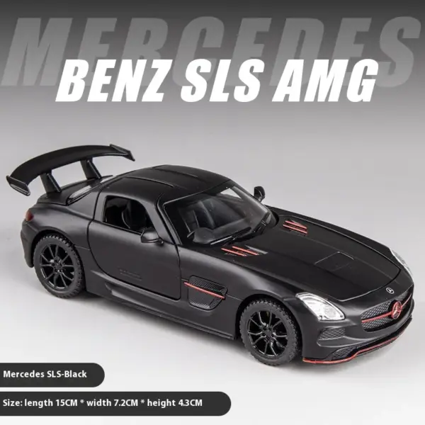 1:32 Mercedes Benz SLS AMG Diecast Model Car - Image 6
