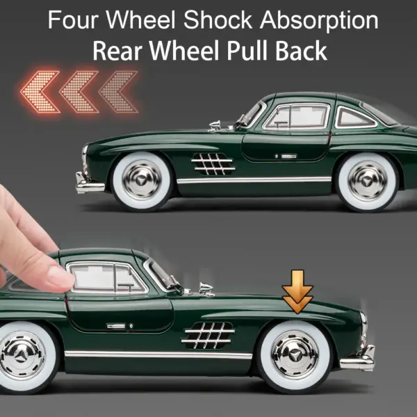 1:24 300SL Vintage Diecast Car Model - Image 3