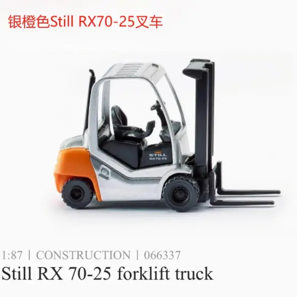 1:87 Scale Diecast Still T1 Forklift Model - Image 8