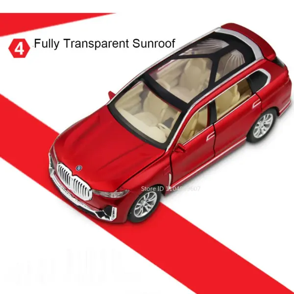1:32 X7 Alloy Diecast Model SUV with Sound & Light - Image 5