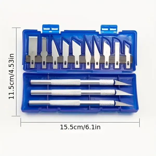 13-Piece Metal Carving Knife Set - Image 8
