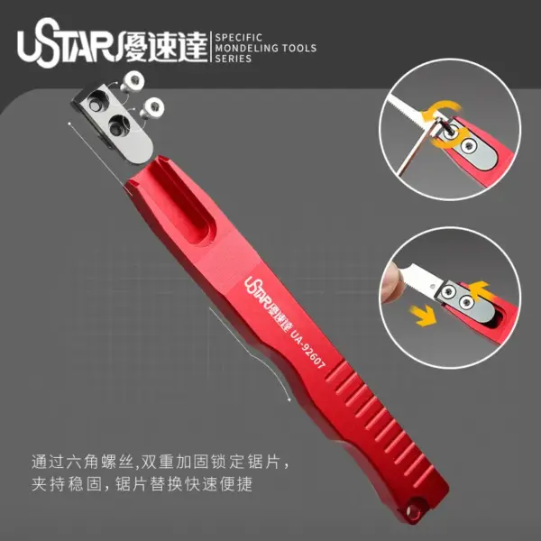 Light Alloy Hand Saw for Model Building - Image 4