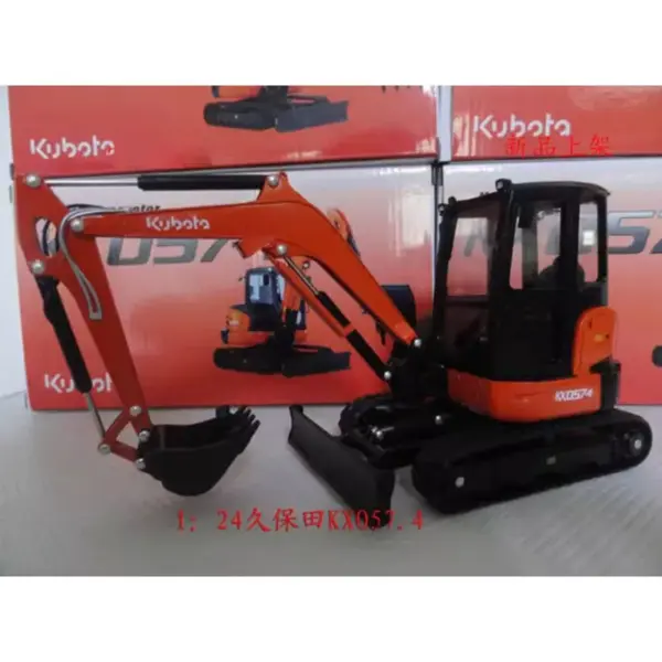 Kubota KX057.4/U40-6 1:24 Diecast Model Excavator - Image 4