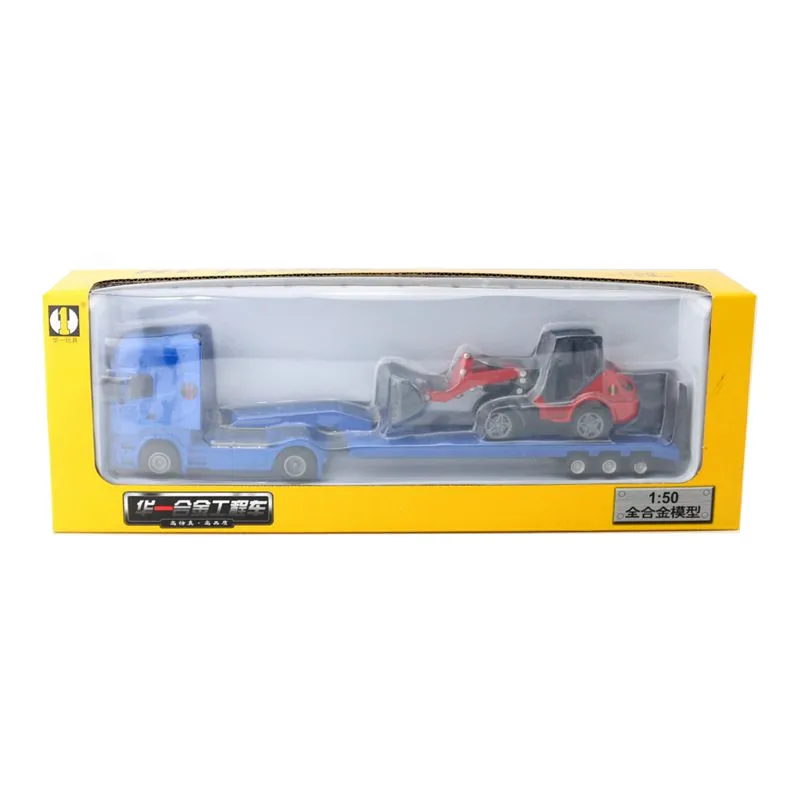 1:50 Scale Flatbed Trailer Model Vehicle 9 1:50 Scale Flatbed Trailer Model Vehicle - Image 9