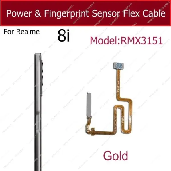 Realme Fingerprint Sensor Flex Cable for 7 8S 9Pro - Image 14
