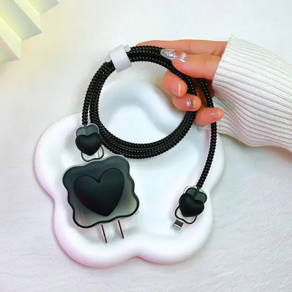 3D Gradient Silicone Charger Case for iPhone 14/13 - Image 8
