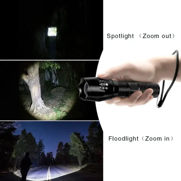 High Power LED Flashlight with 5 Modes - Image 6