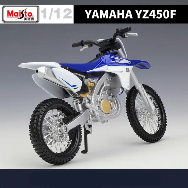 Maisto 1:12 Yamaha YZ450F Diecast Model Motorcycle - Image 5