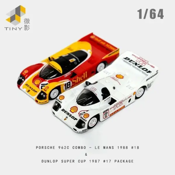 Tiny Sparky 1:64 Porsche Diecast Model Set - Image 9