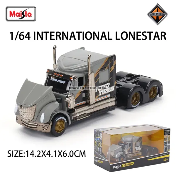 Maisto 1:64 Mercedes-Benz MACK Trailer Model - Image 13