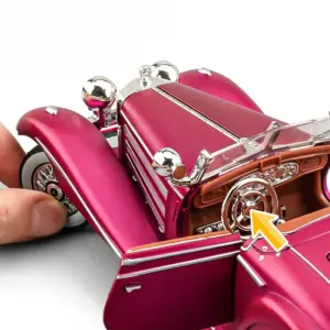 Vintage 1/24 Scale Benz 500K Model Car 17 Sc0b4f48bec9d4e02ac70fb870847e9ee7