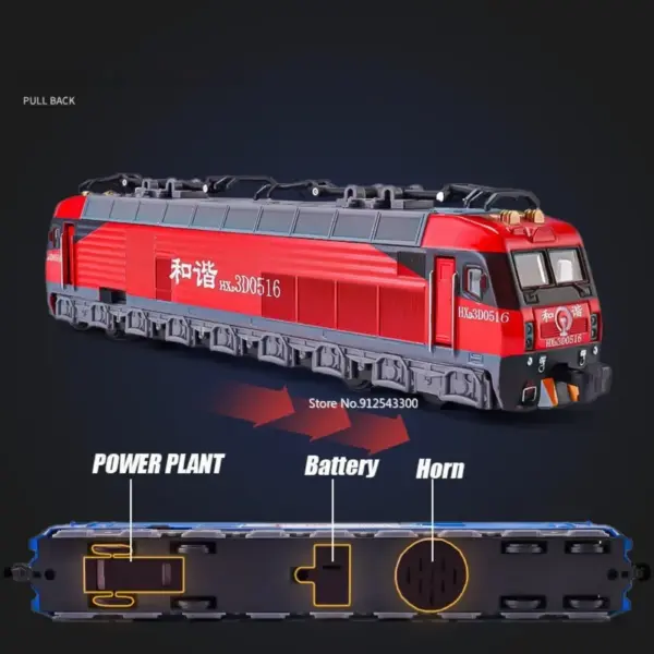 Harmony 1/87 Locomotive Toy Train Model - Image 5