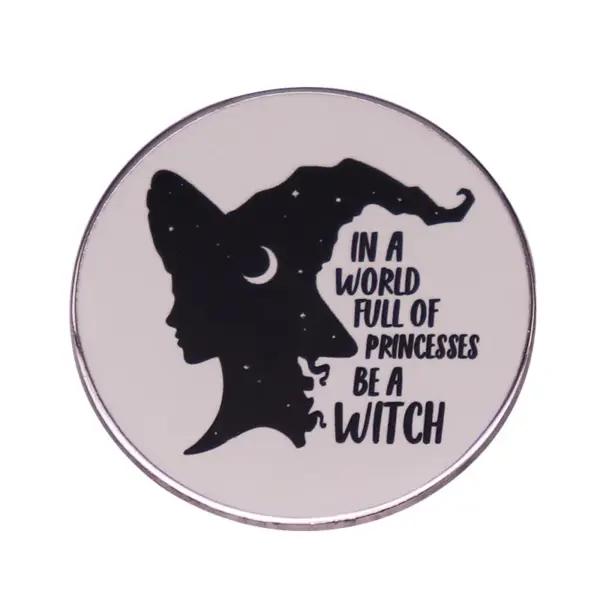 Witch Brooch Magic Broomstick Pin - Image 5