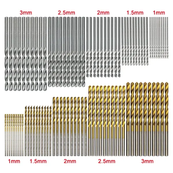 100pc Twist Drill Bit Set for Woodworking - Image 2