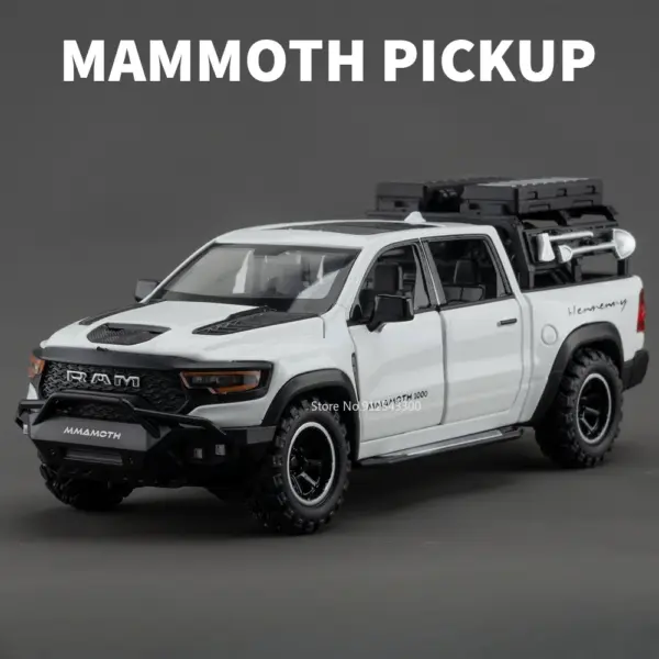1/32 Dodge RAM MAMMOTH Diecast Pickup Model - Image 8