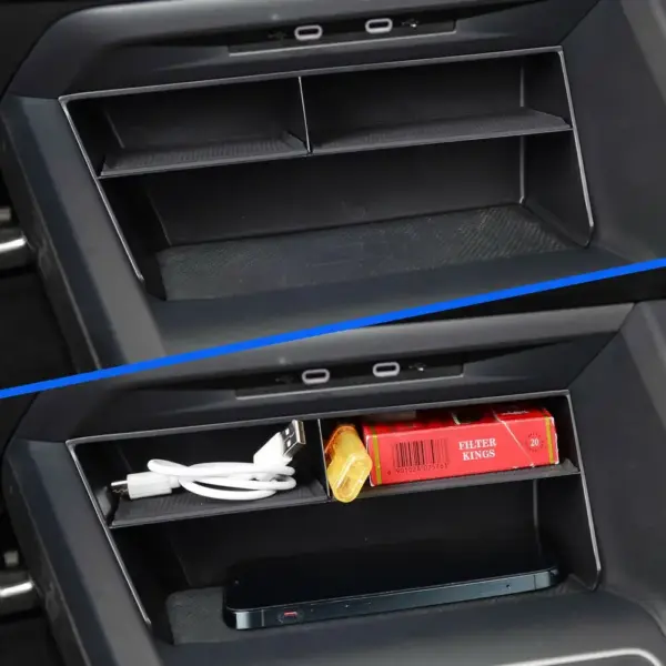 VW Golf 8 MK8 Center Console Armrest Organizer - Image 2