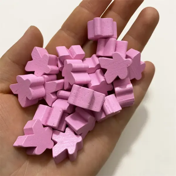 100PCS 16mm Wooden Meeples for Tabletop Games - Image 17