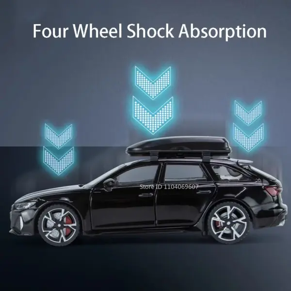 1:32 Scale RS6 Alloy Diecast Car Model - Image 3