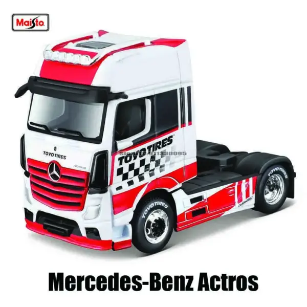 Maisto 1:64 Mercedes-Benz MACK Trailer Model - Image 11