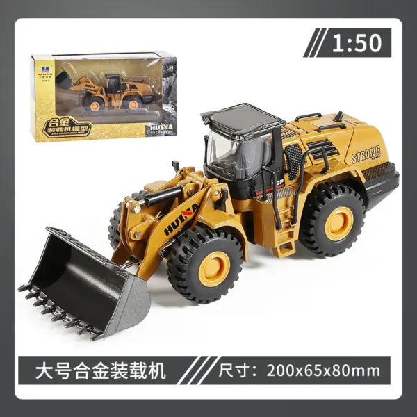1/50 Scale Diecast Bulldozer Model Vehicle - Image 7