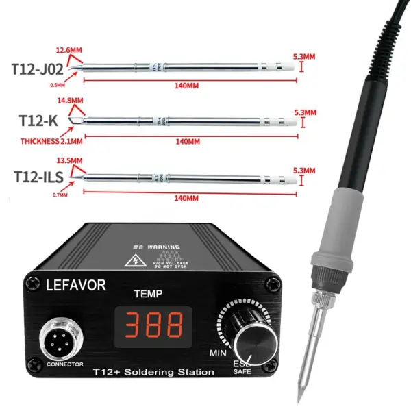 T12 75W Digital Soldering Iron Station - Image 12