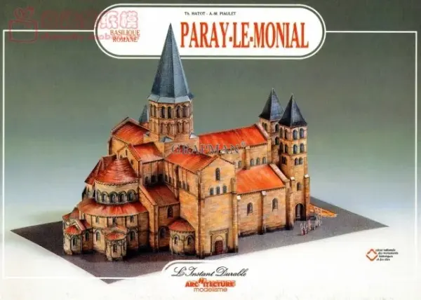 Hand-painted Paper Model DIY Architecture Kit - Image 9