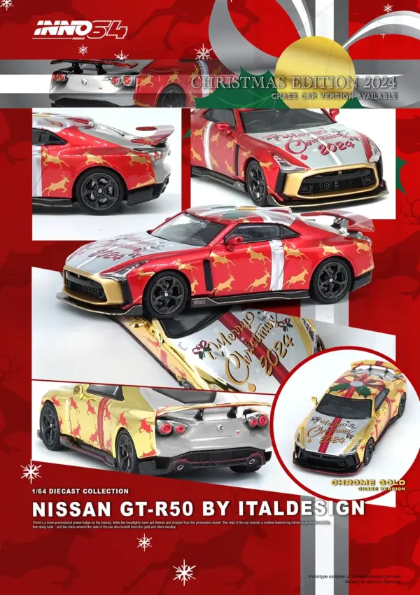 Nissan GTR50 and Ferrari F40 Diecast Model - Image 3