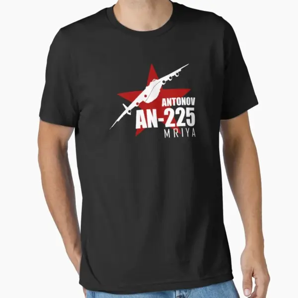 An-225 Mriya Digital Print Cotton T-Shirt - Image 10