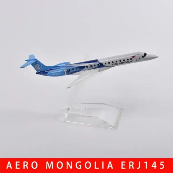 1:400 Metal Model Aircraft Mongolia ERJ145 - Image 8