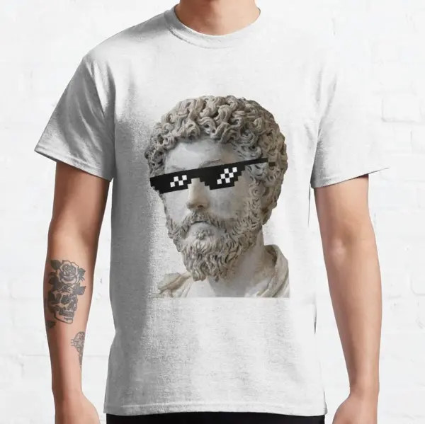Marcus Aurelius Stoic Philosophy T-Shirt - Image 7