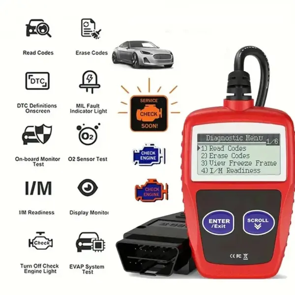 OBD-II Car Diagnostic Tool with Code Reader - Image 5