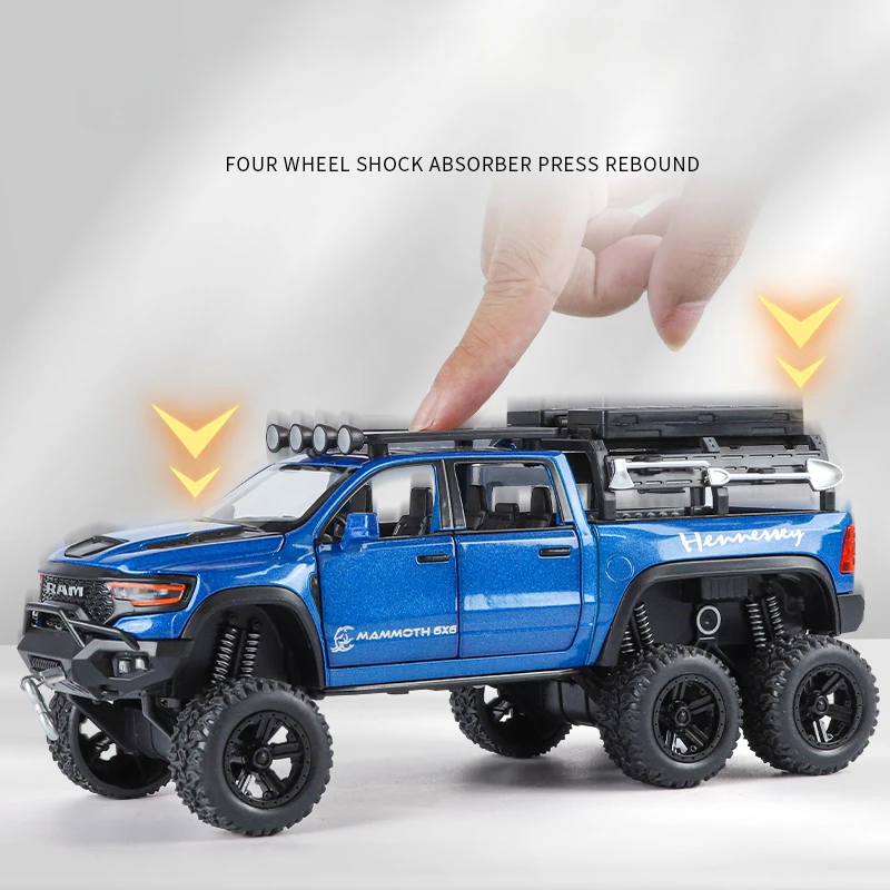 1/32 Scale Dodge Ram 1500 TRX Off-Road Model Toy 5 1/32 Scale Dodge Ram 1500 TRX Off-Road Model Toy - Image 5