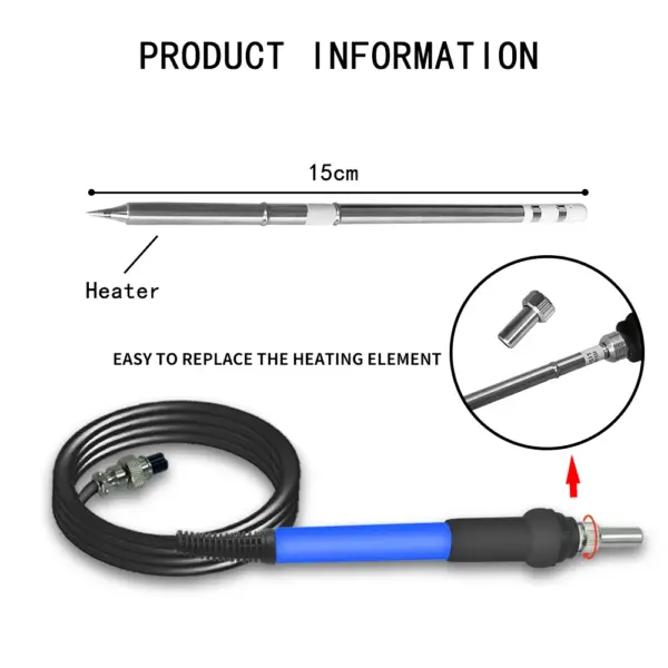 T12 75W Digital Soldering Iron Station - Image 5
