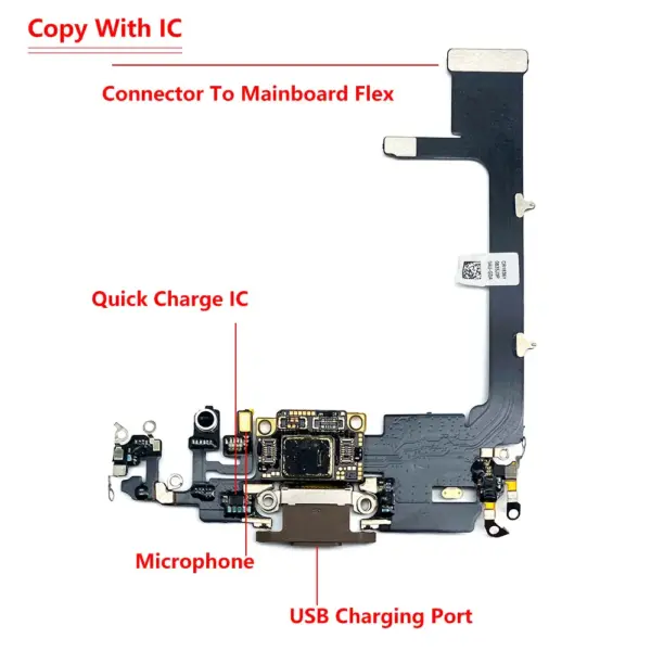 iPhone 11 Pro Max Fast Charging USB Dock with Microphone - Image 4