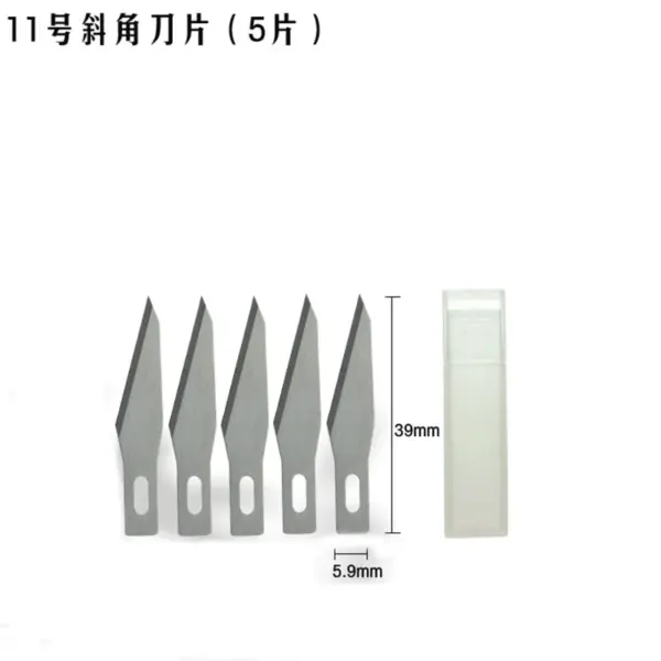 Non-slip Metal Scalpel with 10 SK5 Blades - Image 14