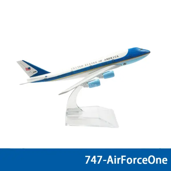 Diecast Boeing 747 777 Airplane Model 15cm - Image 16