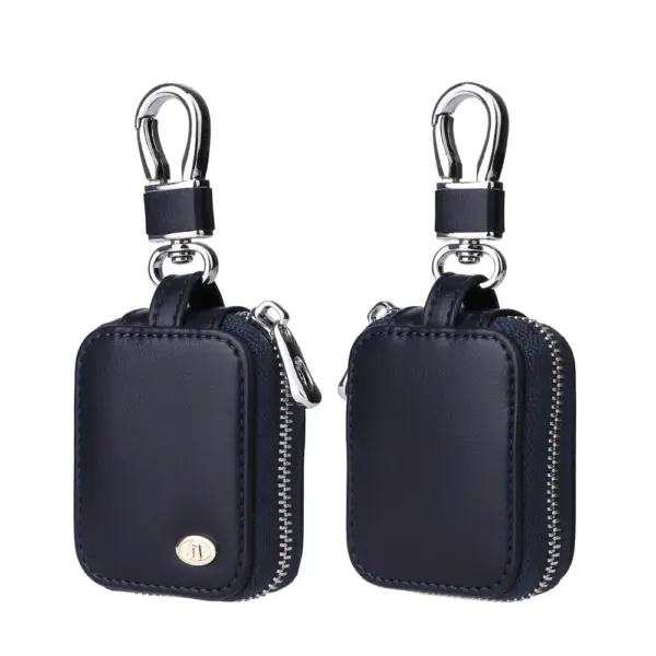 Universal Leather AirPods Case with Zipper - Image 10