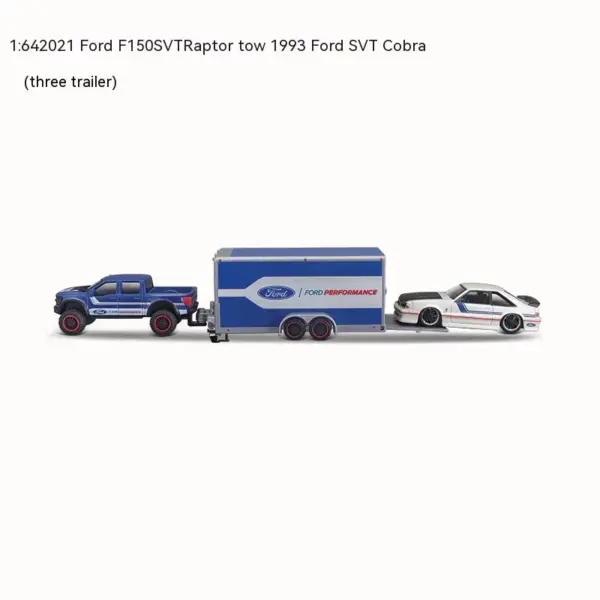 Maisto 1:64 Ford Dodge Chevrolet Trailer Model - Image 9