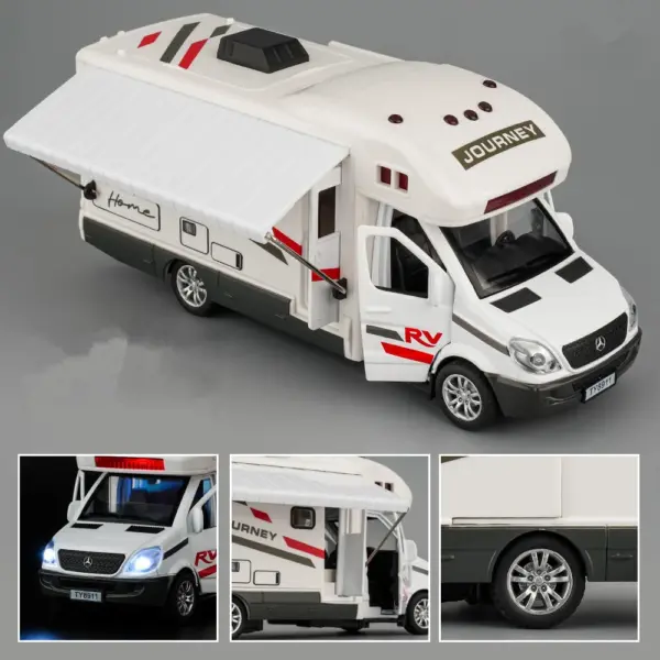 1:30 Scale Alloy Luxury RV Caravan Model - Image 7