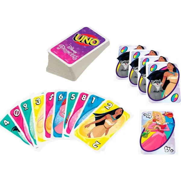 Disney Princesses UNO Card Game for All Ages - Image 5