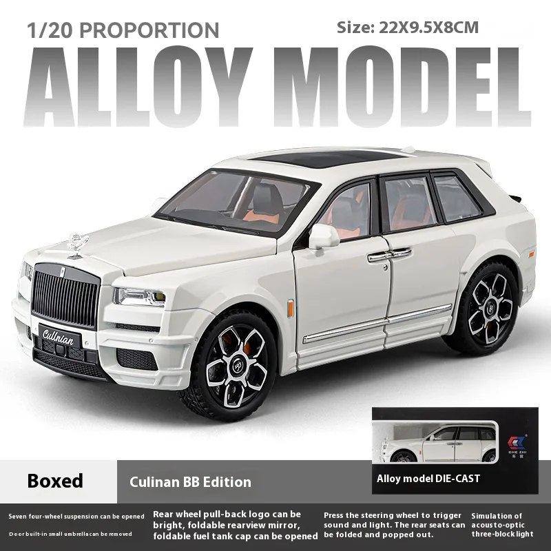 Rolls Royce Cullinan Diecast Model Car 1:20 10 Rolls Royce Cullinan Diecast Model Car 1:20 - Image 10