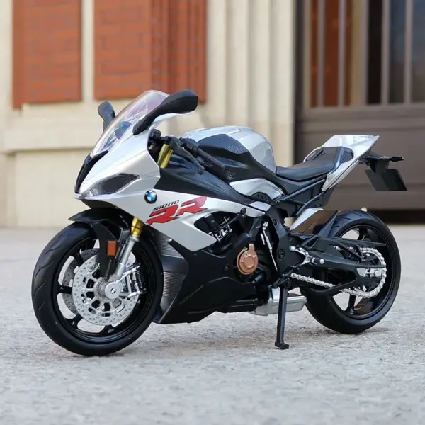 1:12 BMW S1000RR Diecast Motorcycle Model - Image 3