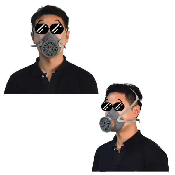 Gas Dust Mask Chemical Respirator for Safety - Image 3