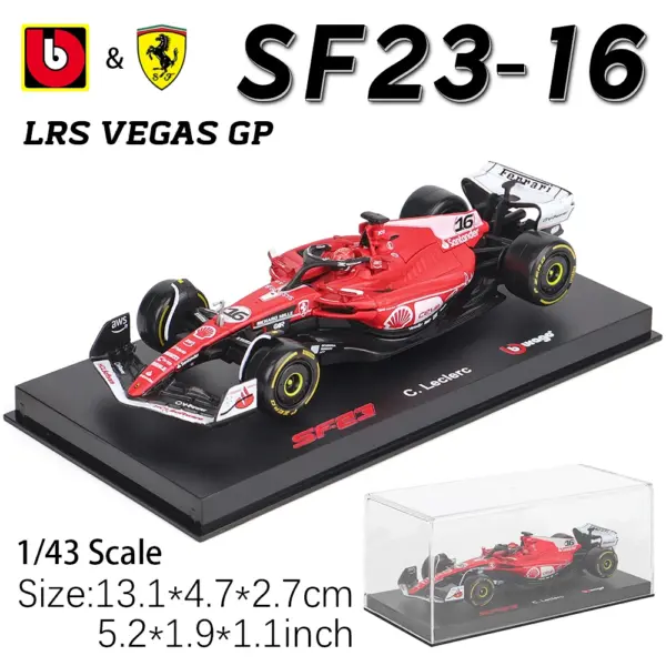 Ferrari SF24 SF23 1:43 Diecast Model Car - Image 10