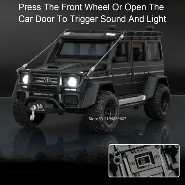 1:24 G550 4X4 Alloy Diecast Miniature Car - Image 4