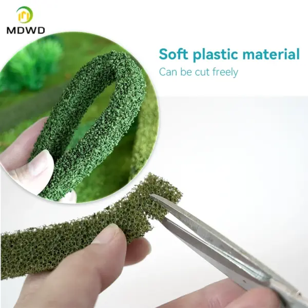50cm 1m Green Shrub Strips Miniature Model - Image 2
