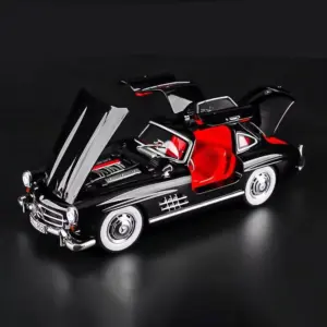 1:24 Alloy Benz 300SL Diecast Model Car 28 Sc5173b1d1ccd489d824beb5e5384329a8