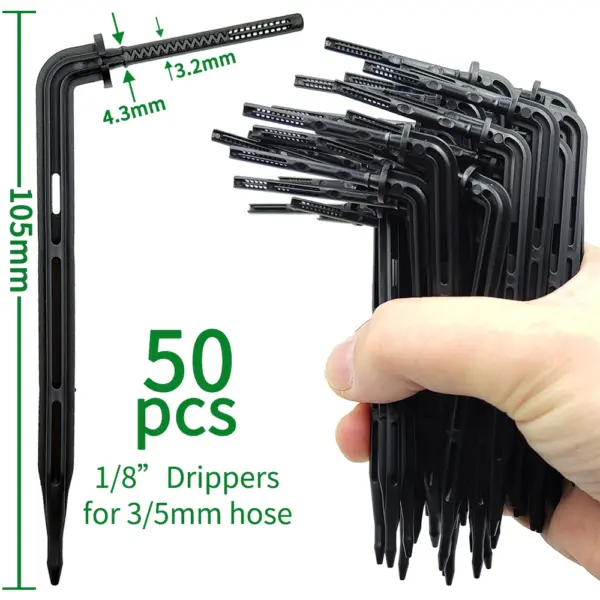 Green Drippers 1/8 inches for Micro Drip Systems - Image 24